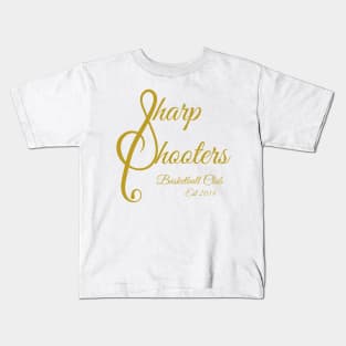 Sharp Shooters Gold Logo Kids T-Shirt